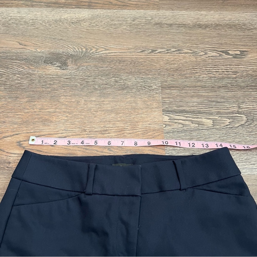 Ann Taylor LOFT Julie Skinny Tailored Work Pants in size 4 Petite Navy Blue - Picture 8 of 9